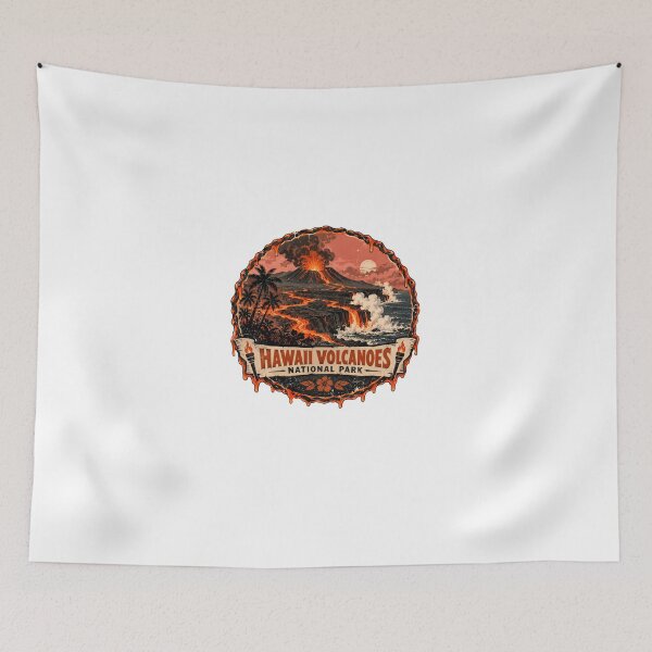 Item preview, Hawaii Volcanoes National Park Travel Souvenir Visitor Vacation designed and sold by HumansStuck12.