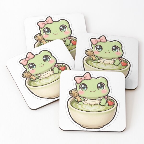Item preview, Kawaii Matcha Frog Café – Cute Cozy Matcha Lover designed and sold by SmartyWonders.