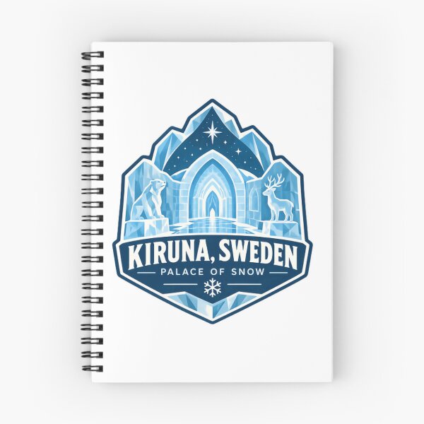Item preview, Kiruna, Sweden Palace Of Snow Swedish Travel Souvenir designed and sold by Star3NowForMe.