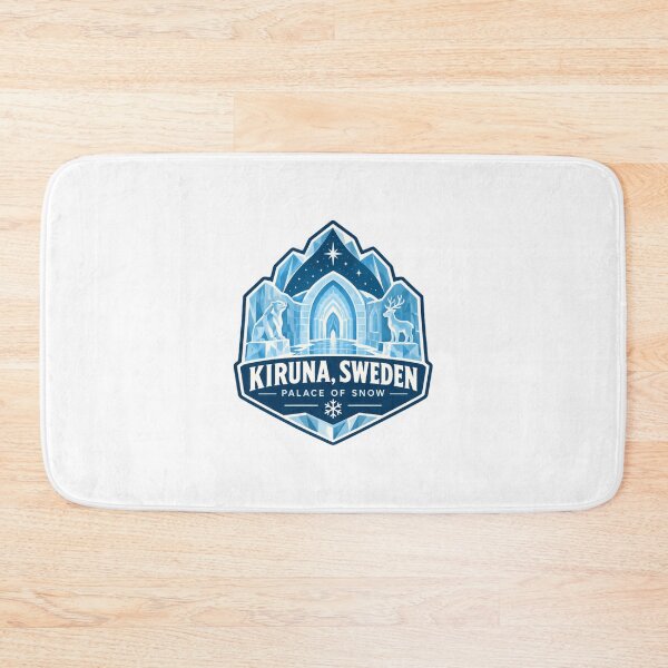Item preview, Kiruna, Sweden Palace Of Snow Swedish Travel Souvenir designed and sold by Star3NowForMe.