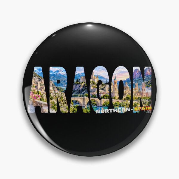 Item preview, ARAGON Northern Spain - Tourist Souvenir Sticker Shirt Pyrenean Mountains designed and sold by Adam Gormley.