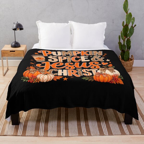 Item preview, Pumpkin Spice And Jesus Christ Fall Christian Thanksgiving designed and sold by Chromatic-Cubes.
