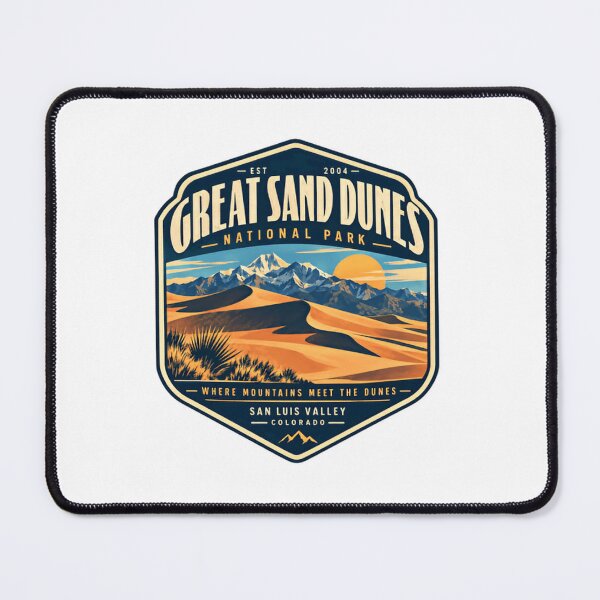 Item preview, Est 2004 Great Sand Dunes National Park Where Mountains Meet The Dunes San Luis Valley Colorado Hiking Travel Souvenir designed and sold by Simsimah26Parks.