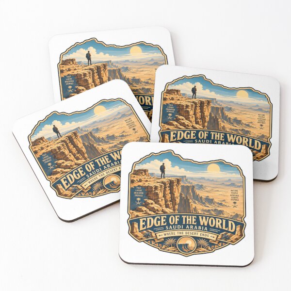 Item preview, Edge Of The World Saudi Arabia Where The Desert Ends Travel Adventure Explorer Destination designed and sold by Star3NowForMe.