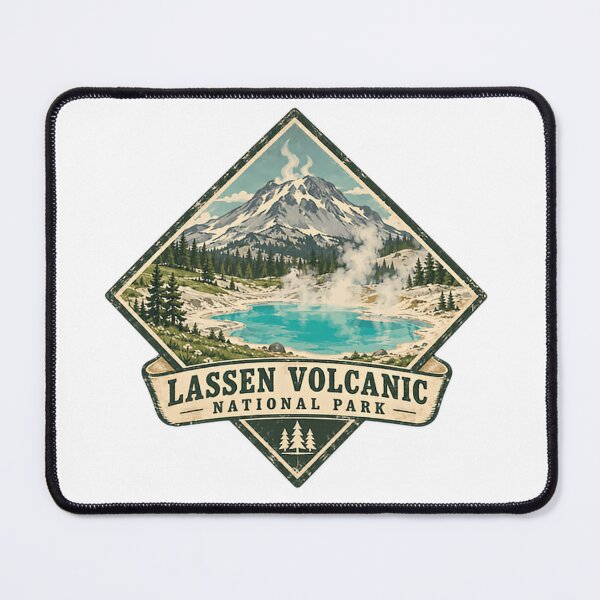 Item preview, Lassen Volcanic National Park Visitor Travel Hiking Outdoors designed and sold by HumansStuck12.