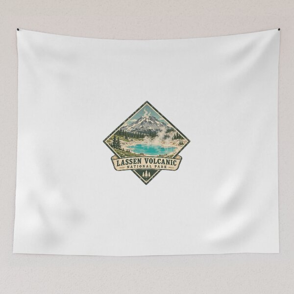 Item preview, Lassen Volcanic National Park Visitor Travel Hiking Outdoors designed and sold by HumansStuck12.