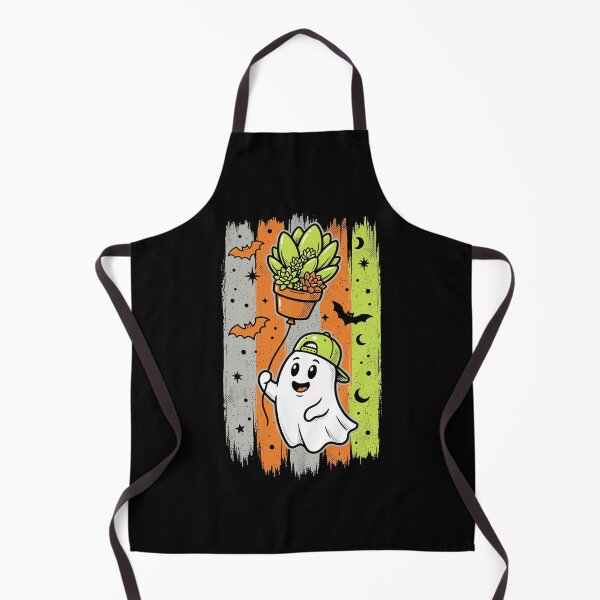 Item preview, Cute Halloween Ghost with Succulent Plant Retro Fall Spooky Design designed and sold by ArcaneArtistry.