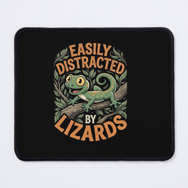 Item preview, Easily Distracted by Lizards Funny Reptile Lover Design designed and sold by Ostericaimusa.