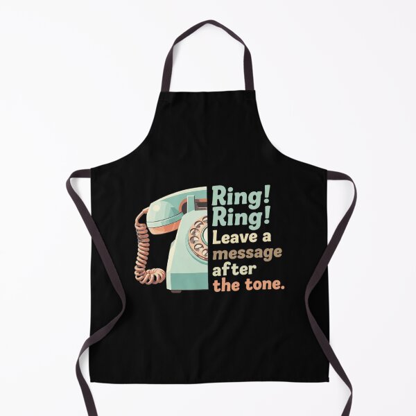 Item preview, Ring Ring Message Tone Retro Phone Quote designed and sold by SilentCosmos.