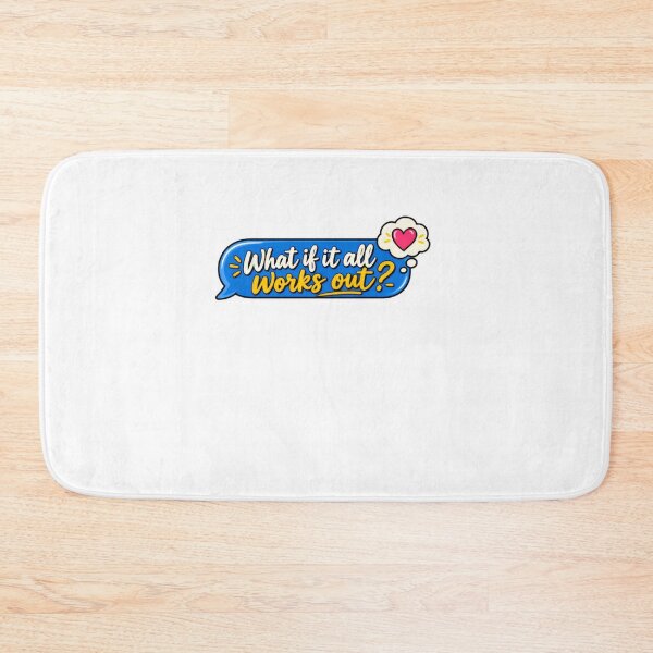 Item preview, What If It All Works Out? Positive Thinking Optimism Inspiration designed and sold by SkeletonsDanger.