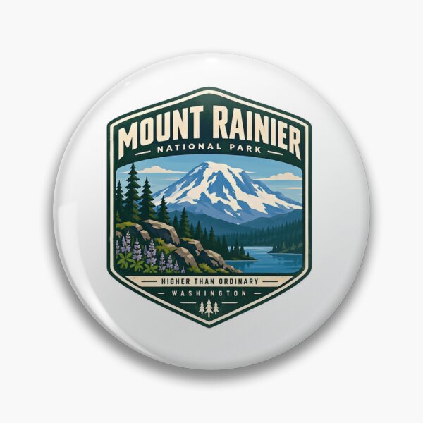 Item preview, Mount Rainier National Park Higher Than Ordinary Washington Mountain Hiking Travel designed and sold by Simsimah26Parks.