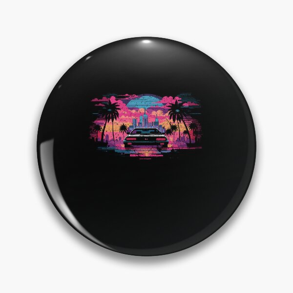 Item preview, Synthwave Cityscape with Car designed and sold by platzmaurice.