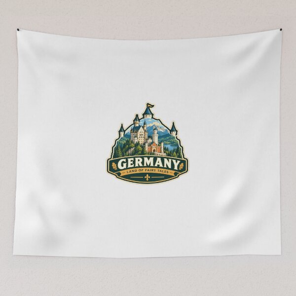 Item preview, Germany Land Of Fairy Tales Neuschwanstein Castle Bavarian Travel designed and sold by HumansStuck12.
