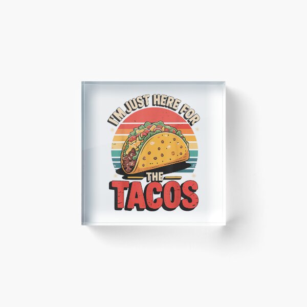 Item preview, I'm Just Here for The Tacos T-Shirt designed and sold by hapitoss.
