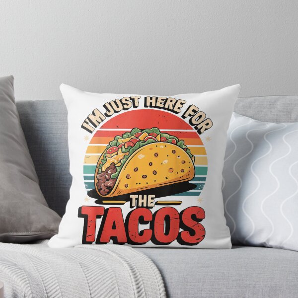Item preview, I'm Just Here for The Tacos T-Shirt designed and sold by hapitoss.