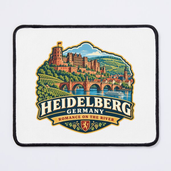 Item preview, Heidelberg Germany Romance On The River European Travel City Landmark Destination designed and sold by Star3NowForMe.
