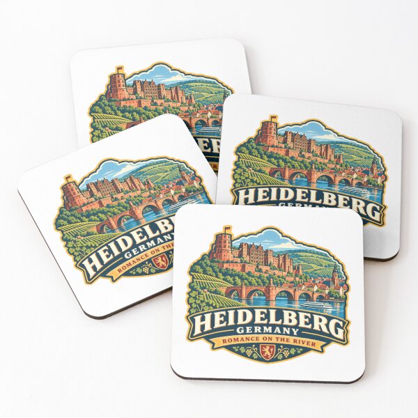 Item preview, Heidelberg Germany Romance On The River European Travel City Landmark Destination designed and sold by Star3NowForMe.