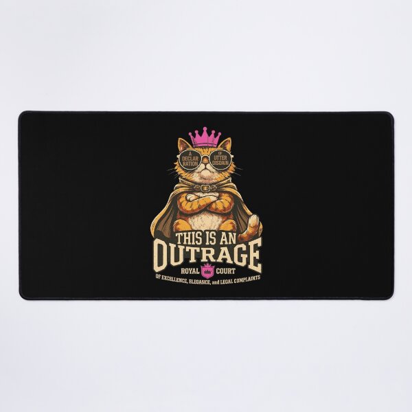 Item preview, Outrage Cat Royal Court King Queen Crown designed and sold by TerryTa6094853.