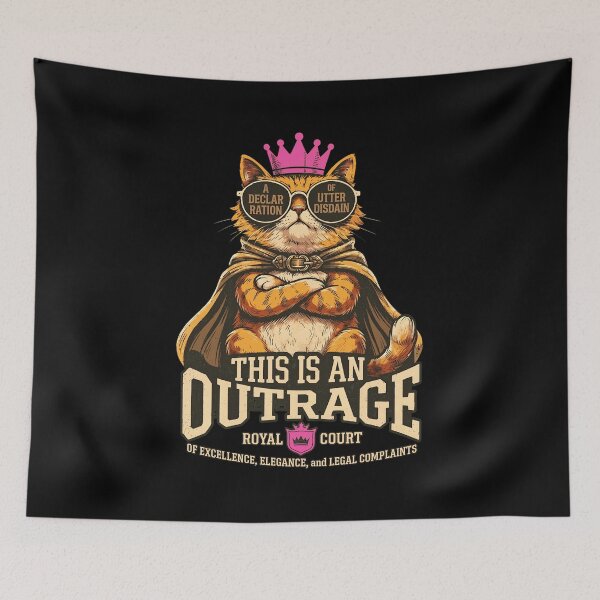 Item preview, Outrage Cat Royal Court King Queen Crown designed and sold by TerryTa6094853.