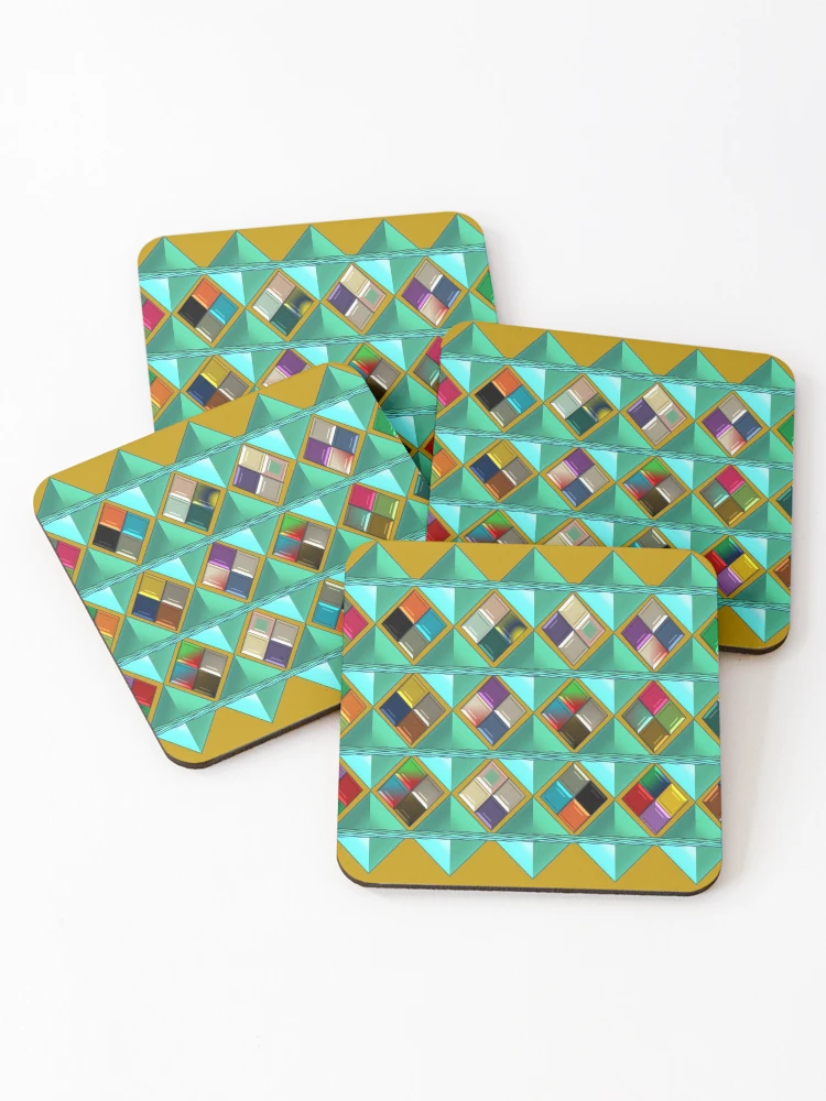 Thumbnail 1 of 5, Coasters (Set of 4), Mixed Multitude designed and sold by ScriptAbst.