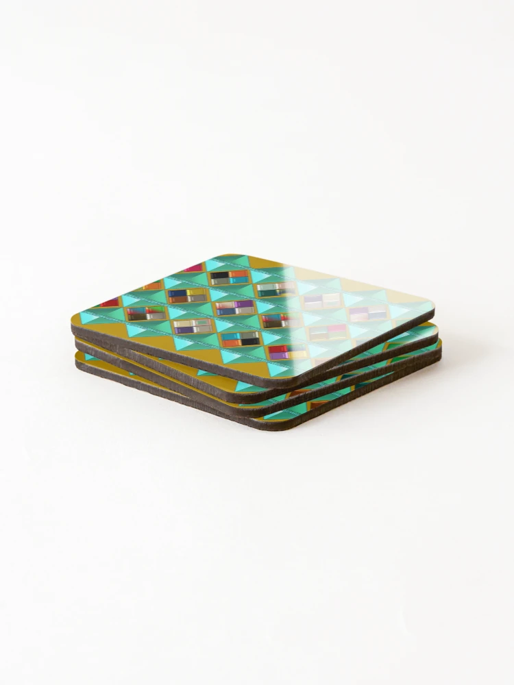 Thumbnail 4 of 5, Coasters (Set of 4), Mixed Multitude designed and sold by ScriptAbst.