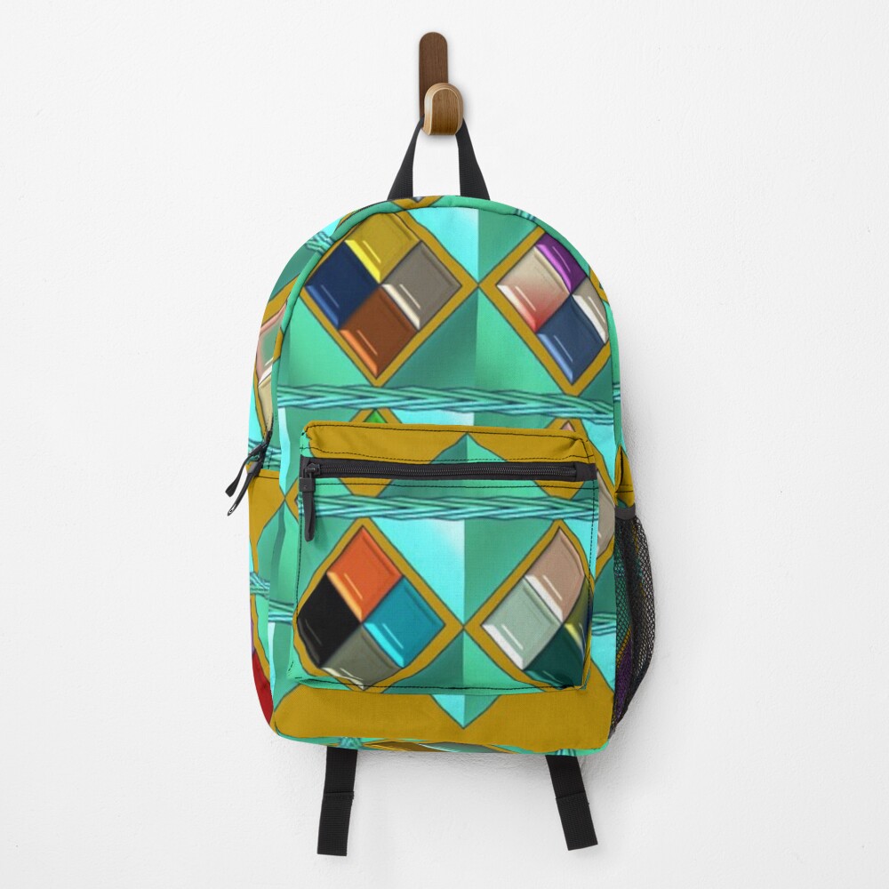 Vista previa del artículo con la obra «Mochila», diseñado y vendido por ScriptAbst.