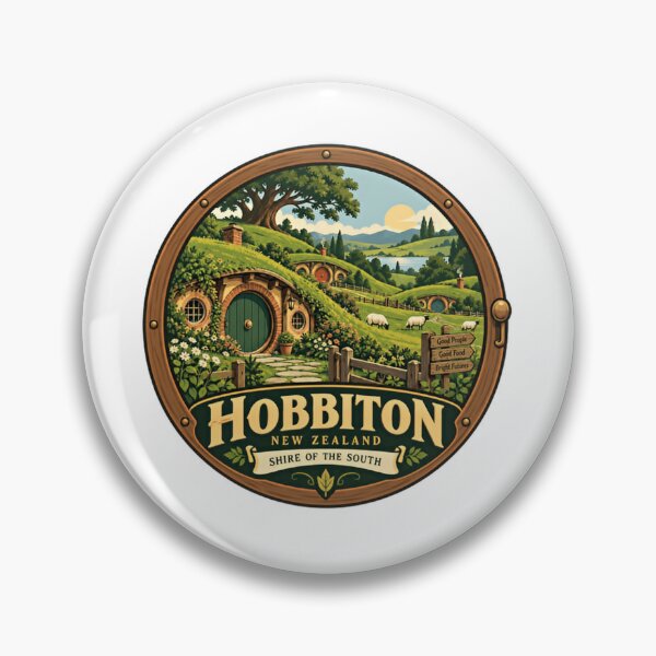 Item preview, Hobbiton New Zealand Shire Of The South Lord Of The Rings Fan designed and sold by Star3NowForMe.