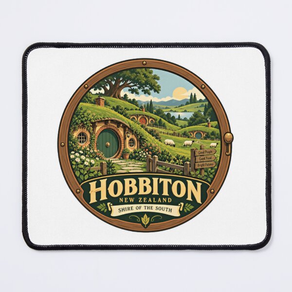 Item preview, Hobbiton New Zealand Shire Of The South Lord Of The Rings Fan designed and sold by Star3NowForMe.