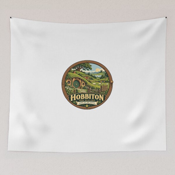 Item preview, Hobbiton New Zealand Shire Of The South Lord Of The Rings Fan designed and sold by Star3NowForMe.