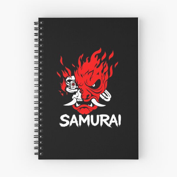 Item preview, Cyberpunk Samurai Flame Red White Art designed and sold by SilentCosmos.