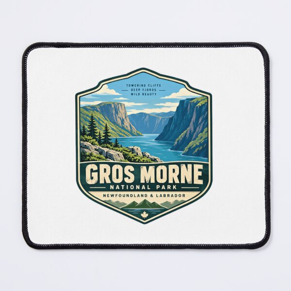 Item preview, Gros Morne National Park Newfoundland Labrador Towering Cliffs Deep Fjords Wild Beauty designed and sold by Simsimah26Parks.