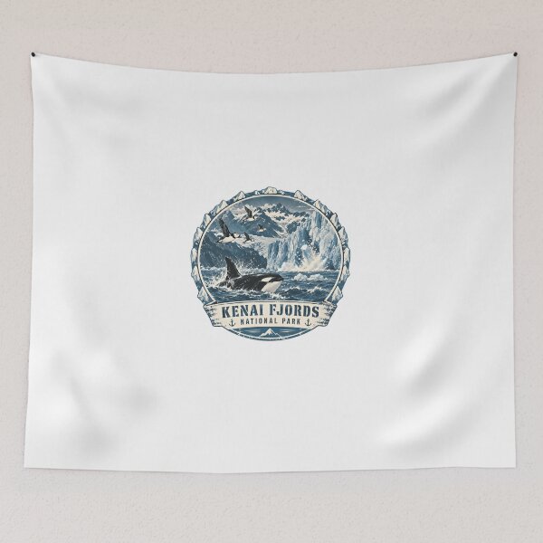 Item preview, Kenai Fjords National Park Alaska Travel Wildlife Souvenir designed and sold by HumansStuck12.