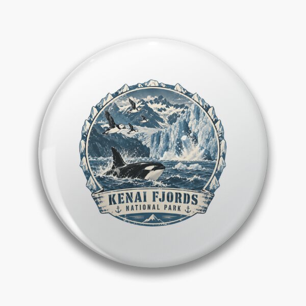 Item preview, Kenai Fjords National Park Alaska Travel Wildlife Souvenir designed and sold by HumansStuck12.