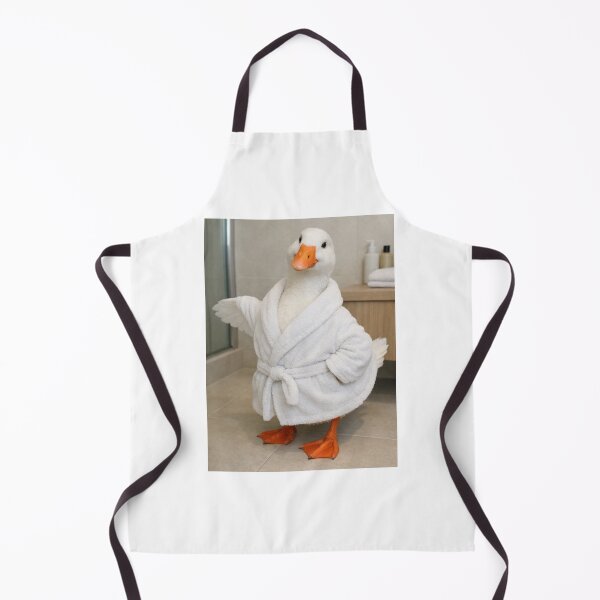 Item preview, White Goose Plush Bathrobe designed and sold by Sillytoe.