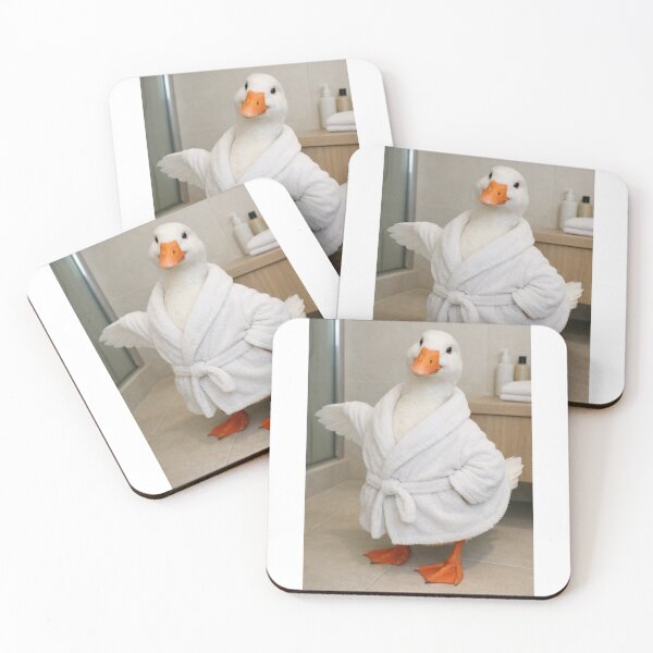 Item preview, White Goose Plush Bathrobe designed and sold by Sillytoe.