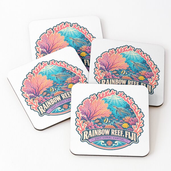 Item preview, Rainbow Reef Fiji Soft Coral Capital Scuba Diving Ocean Traveler designed and sold by Star3NowForMe.