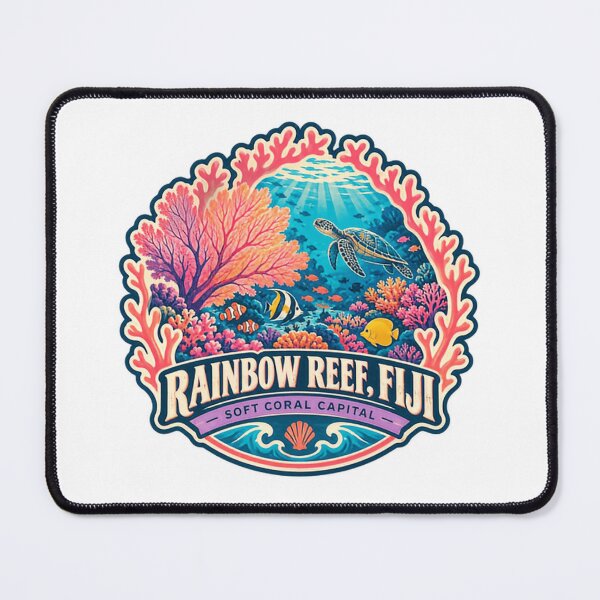 Item preview, Rainbow Reef Fiji Soft Coral Capital Scuba Diving Ocean Traveler designed and sold by Star3NowForMe.