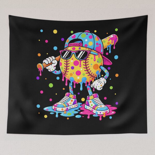 Item preview, Softball Drip Polka Dots For Girl Kids Teacher Happy Dot designed and sold by Chromatic-Cubes.