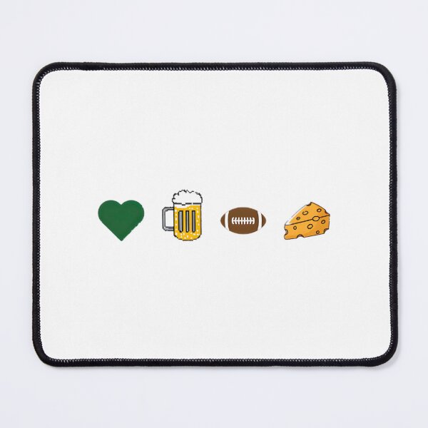 Item preview, Green Bay Inspired Embroidered Football Design for Sports Fans designed and sold by ARTBYRA.