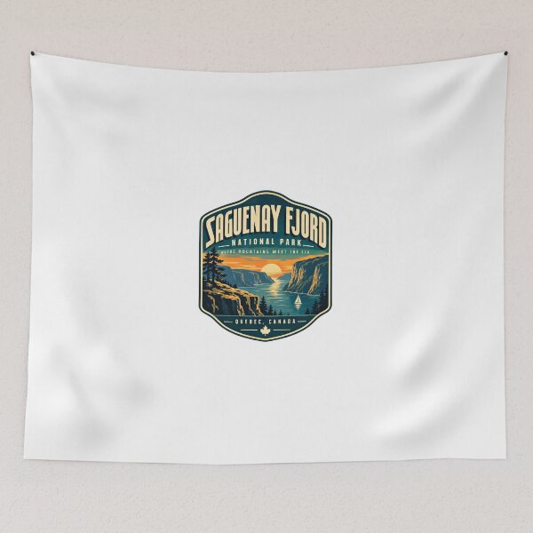 Item preview, Saguenay Fjord National Park Where Mountains Meet The Sea Quebec Canada Traveler Souvenir designed and sold by Simsimah26Parks.