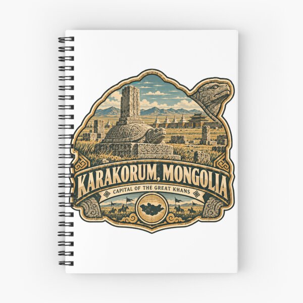 Item preview, Karakorum, Mongolia Capital Of The Great Khans Mongolian History Travel Souvenir designed and sold by Star3NowForMe.
