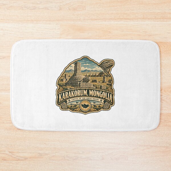 Item preview, Karakorum, Mongolia Capital Of The Great Khans Mongolian History Travel Souvenir designed and sold by Star3NowForMe.