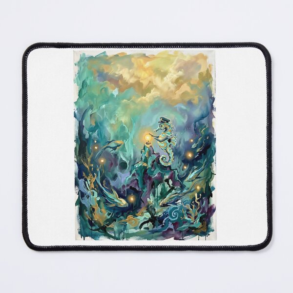 Item preview, Seahorse Lighthouse Keeper designed and sold by PictoVibe.