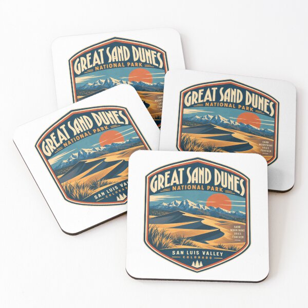 Item preview, Great Sand Dunes National Park Sand Mountains Skis Forever San Luis Valley Colorado designed and sold by Simsimah26Parks.
