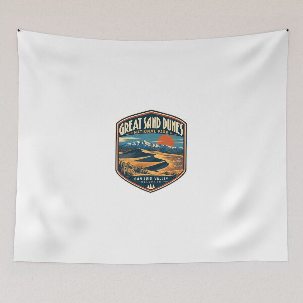 Item preview, Parque Nacional Great Sand Dunes, Montañas de Arena, Esquís para siempre, Valle de San Luis, Colorado designed and sold by Simsimah26Parks.
