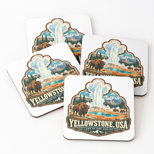Item preview, Yellowstone, Usa Land Of Fire And Ice National Park Travel Nature Vacation designed and sold by HumansStuck12.