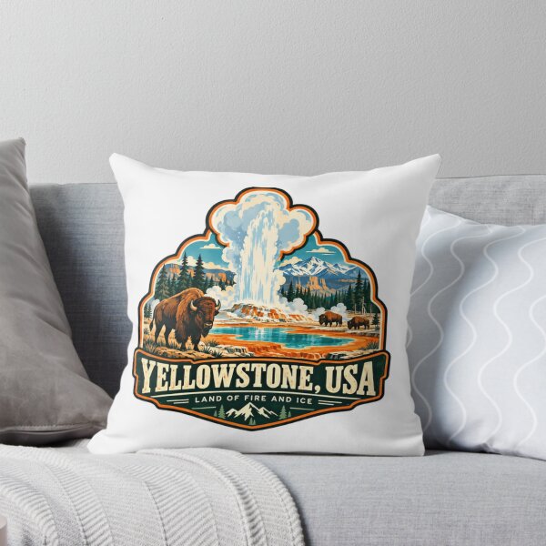 Item preview, Yellowstone, Usa Land Of Fire And Ice National Park Travel Nature Vacation designed and sold by HumansStuck12.