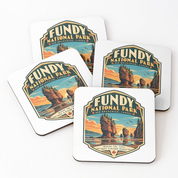 Item preview, Fundy National Park New Brunswick Canada Where The Tides Make A Bigger World Travel Souvenir designed and sold by Simsimah26Parks.