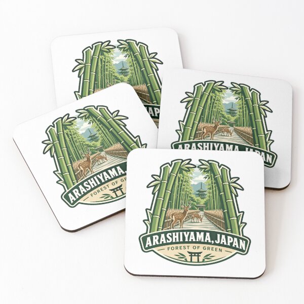 Item preview, Arashiyama, Japan Forest Of Green Kyoto Travel Souvenir designed and sold by Star3NowForMe.