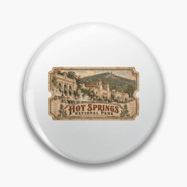 Item preview, Hot Springs National Park The Healing Waters Choice Arkansas Travel Souvenir designed and sold by HumansStuck12.